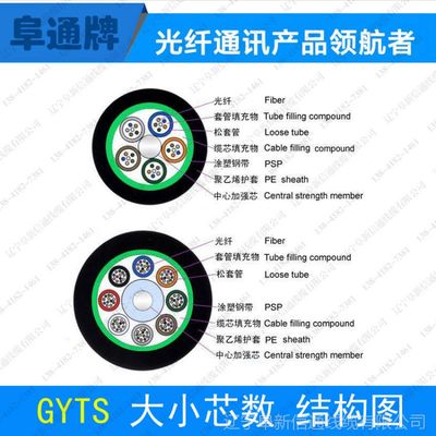 廠家直銷(xiāo)GYTS-24B1單模光纜 24芯層絞式鎧裝光纜的性能與應(yīng)用